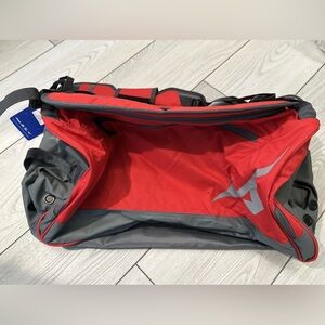 Mizuno Dynamic Red and Gray Duffel Bag